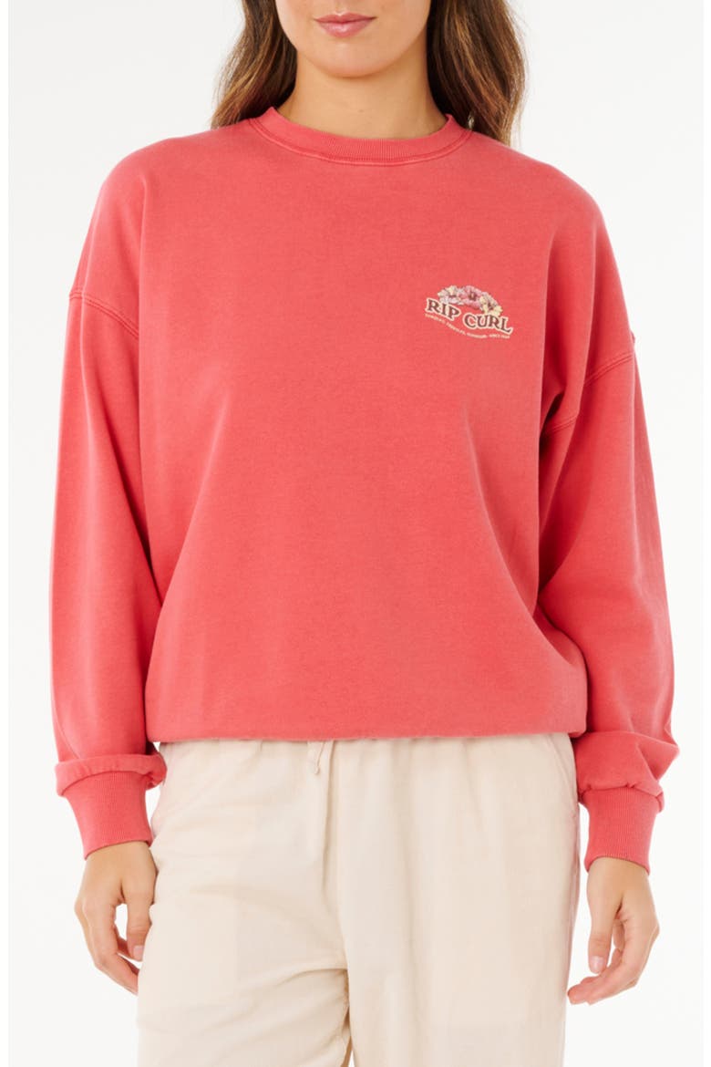 Bells Heritage Graphic Sweatshirt, Main, color, DEEP RED