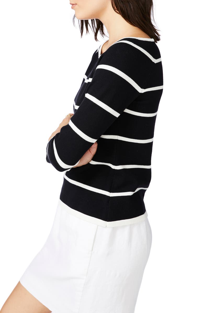 Court & Rowe Stripe Jersey Sweater, Alternate, color,