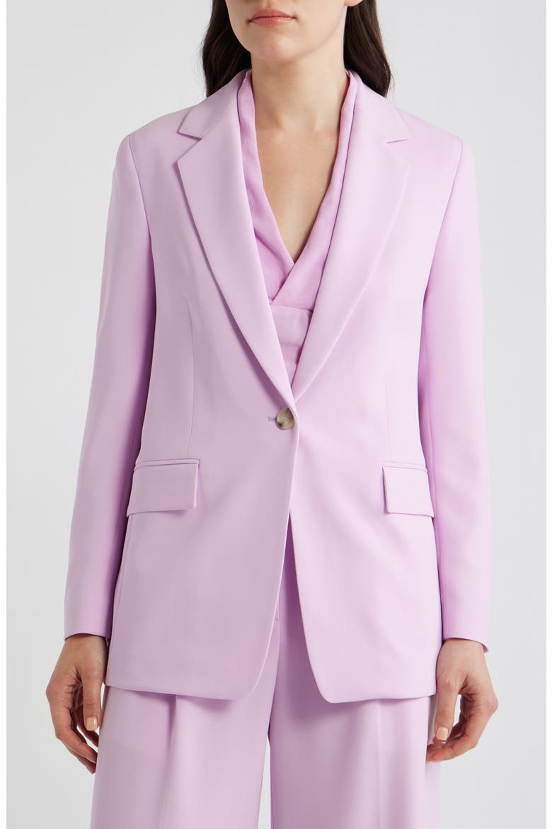 Jocaluah One-Button Jacket, Alternate, color, SAKURA ROSE