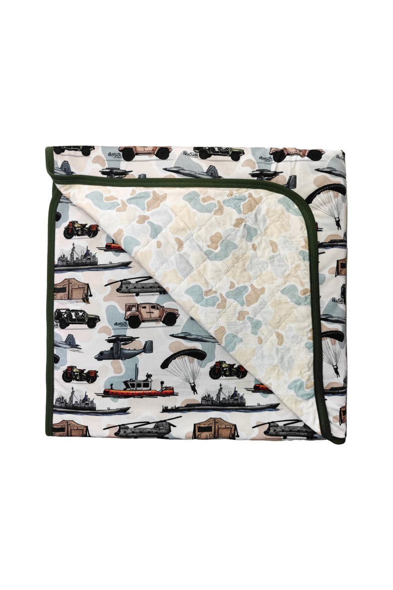 The Brave 2.0 Quilted Blanket, Main, color, Camo
