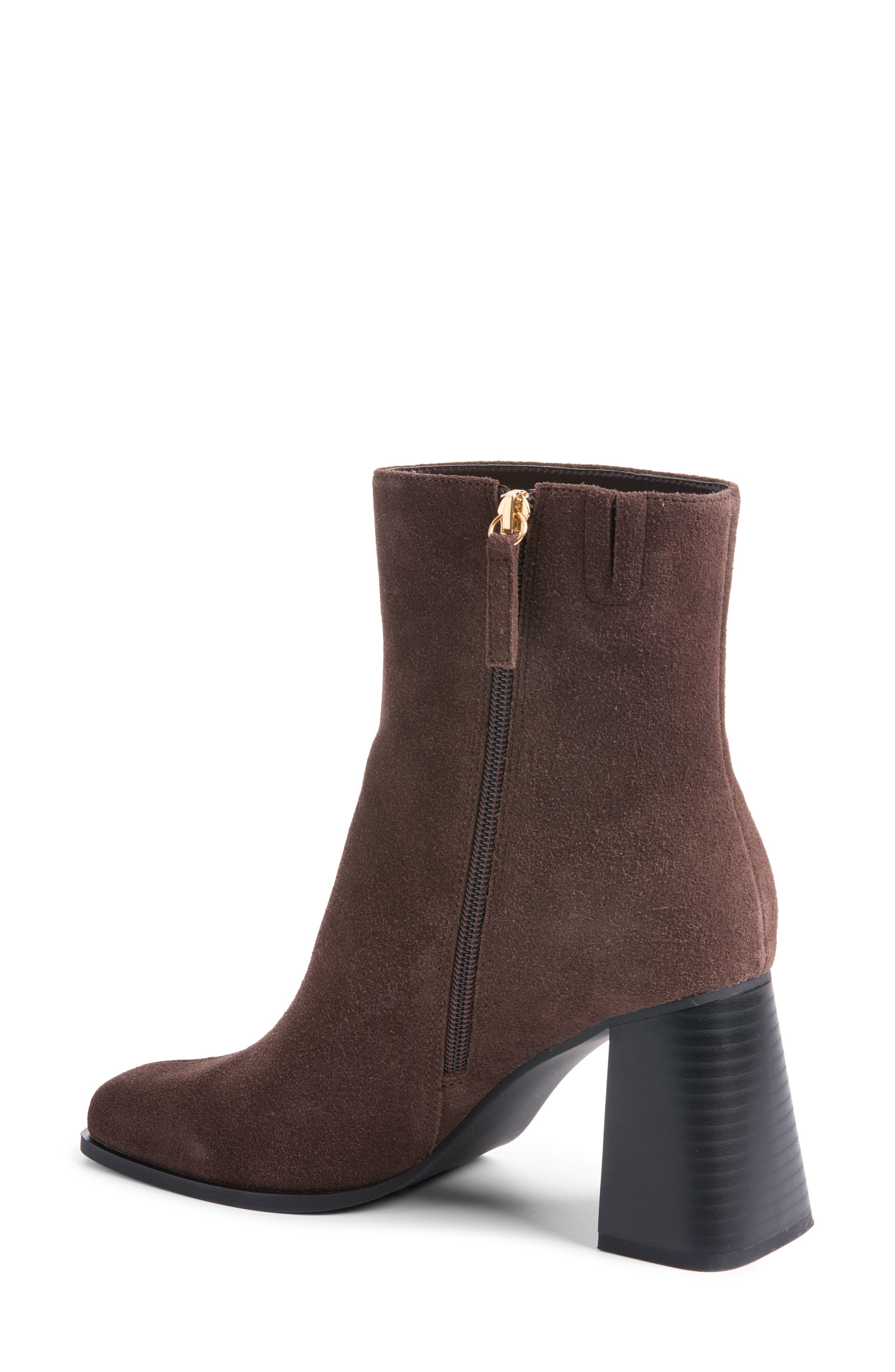 Liora Leather Bootie, Alternate, color, BROWN CHOCOLATE