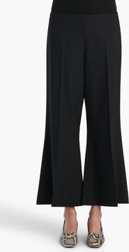 Khaite Walter Virgin Wool Kick Flare Crop Pants