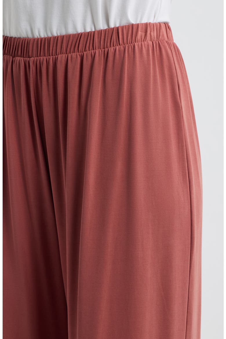 Luci Wide Leg Jersey Pants, Alternate, color, ANTIQUE ROSE