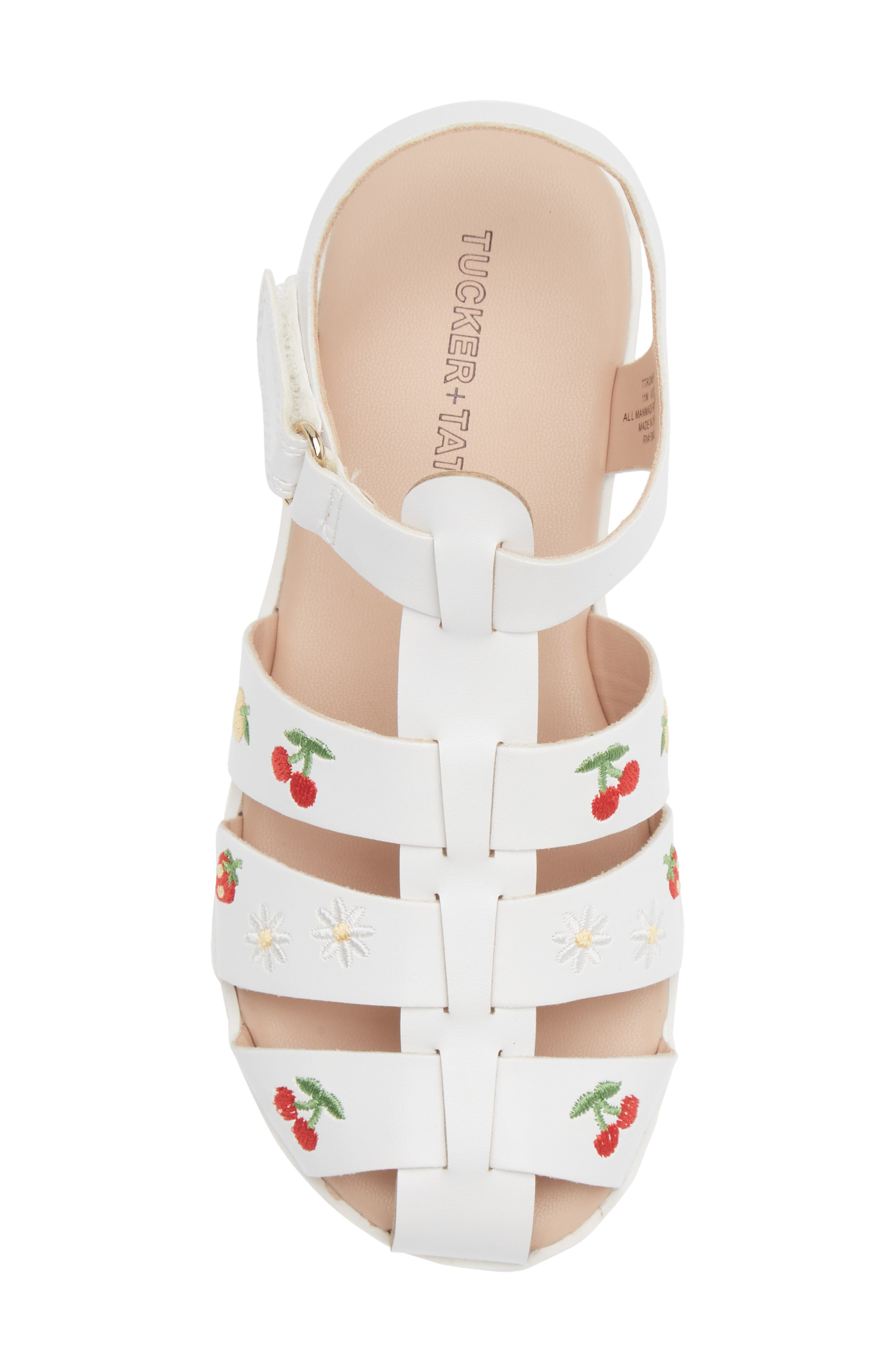 Tucker + Tate Kids' Romie Fisherman Sandal, Alternate, color, Ivory