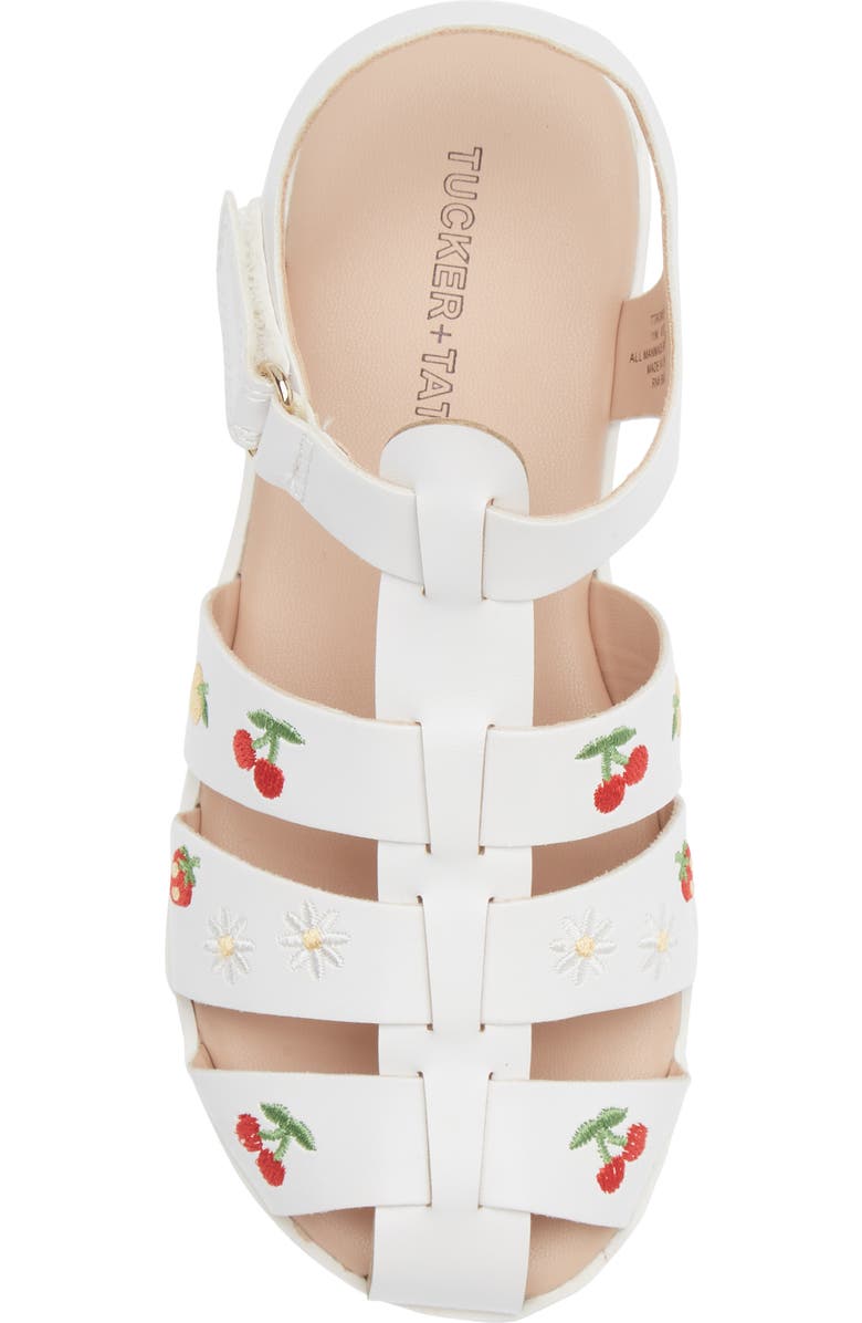 Tucker + Tate Kids' Romie Fisherman Sandal, Alternate, color, Ivory