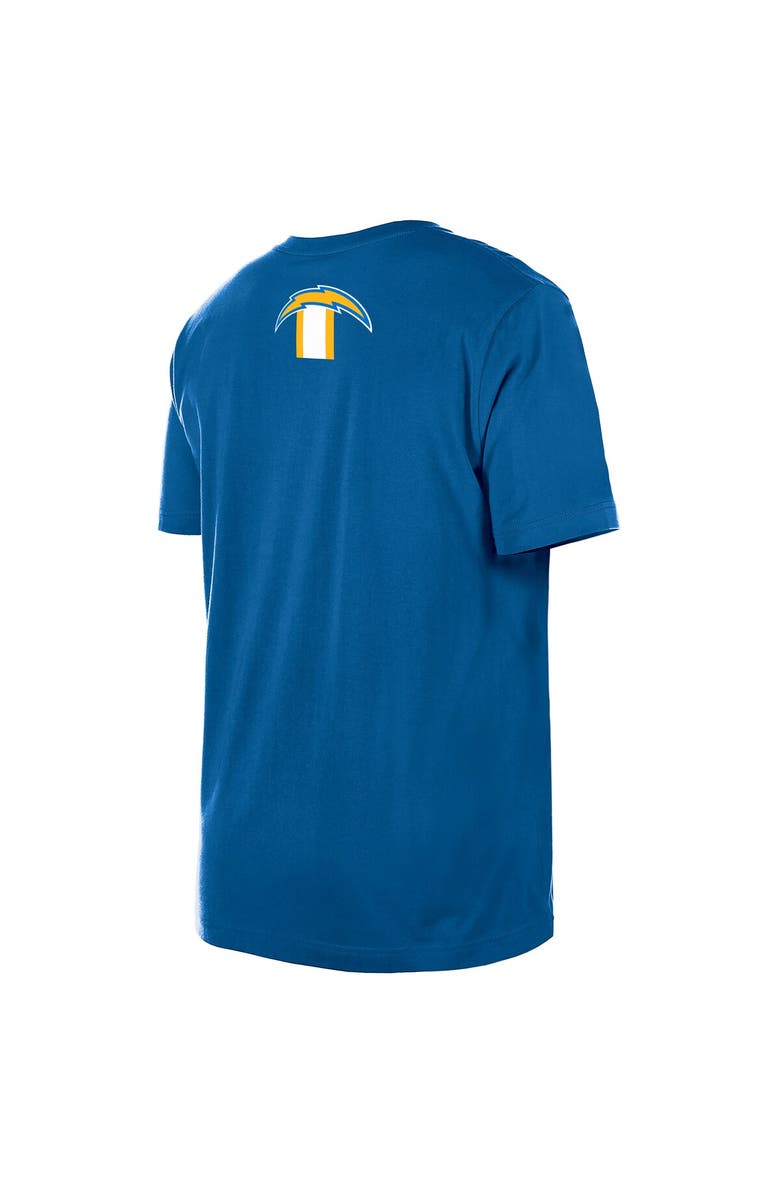 New Era Men's New Era Blue Los Angeles Chargers 3rd Down High Density Print T-Shirt, Alternate, color, Blue