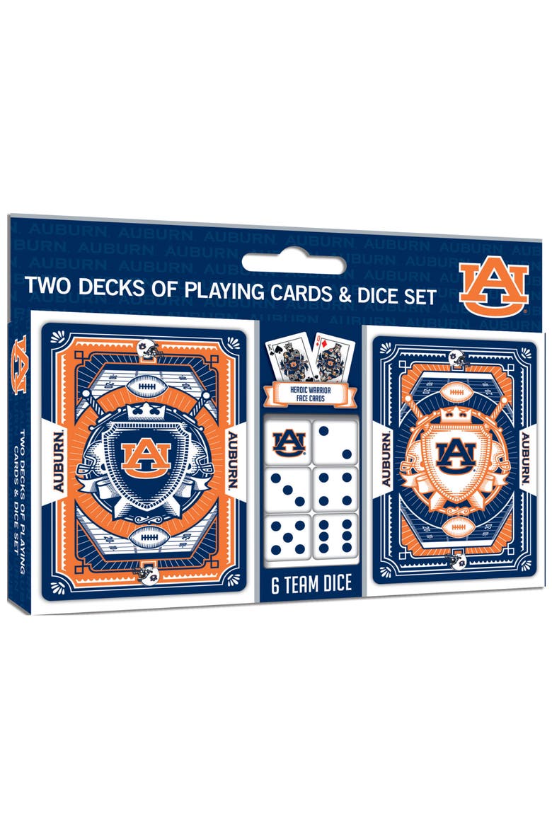 Auburn Tigers Playing Cards & Dice, Main, color, Multicolor
