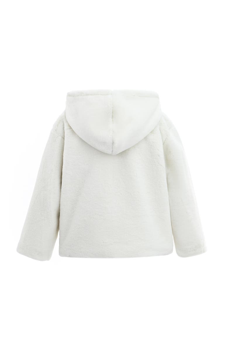 Tulleen Plush Hooded Jacket, Alternate, color, Ivory