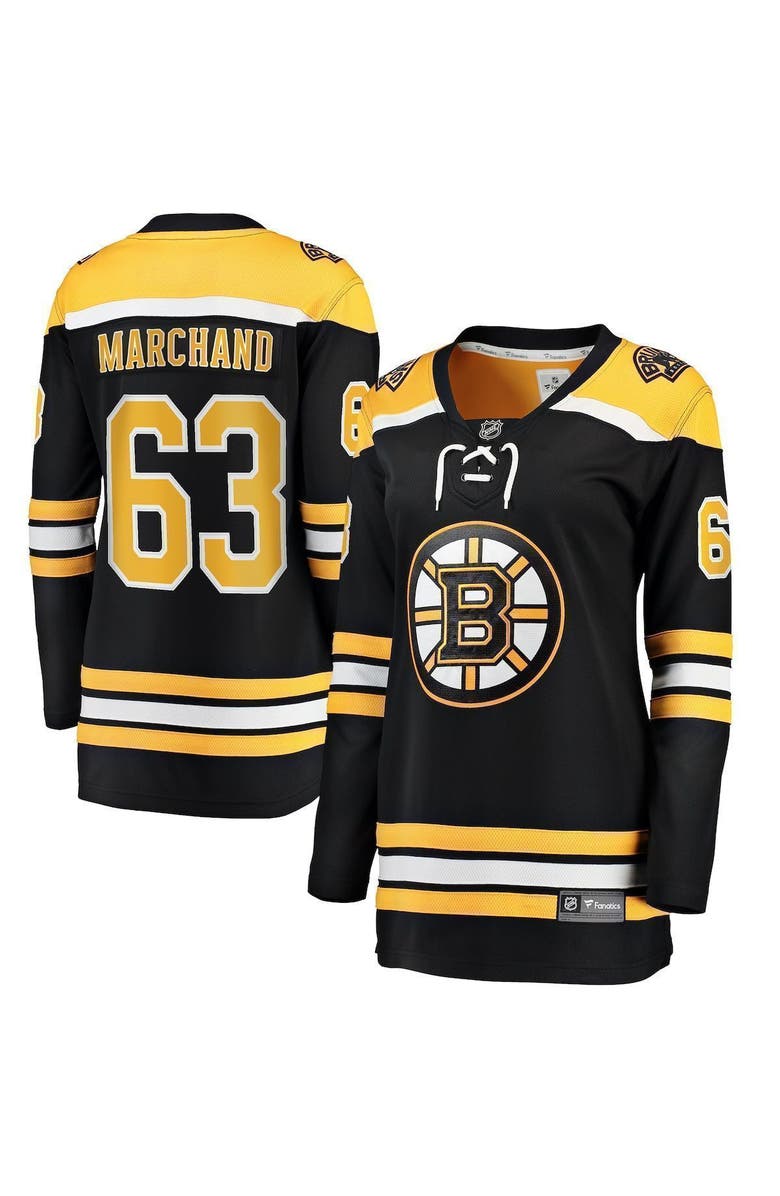 FANATICS Women's Fanatics Branded Brad Marchand Black Boston Bruins Home Breakaway Player Jersey, Main, color, Black