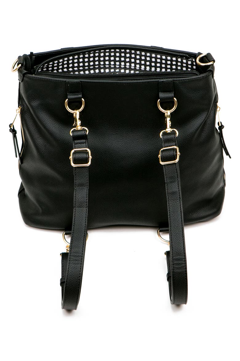 Boss Convertible Diaper Backpack, Alternate, color, BLACK