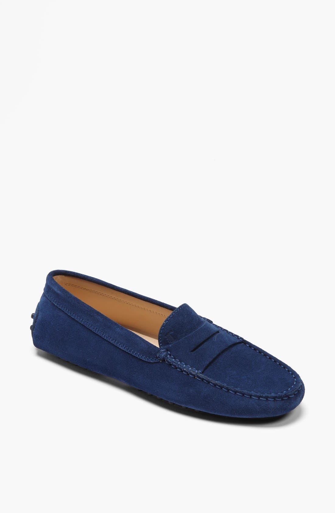 Tod's Gommini Driving Shoe, Main, color, Dark Blue