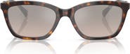Emporio Armani 56mm Gradient Cat Eye Sunglasses