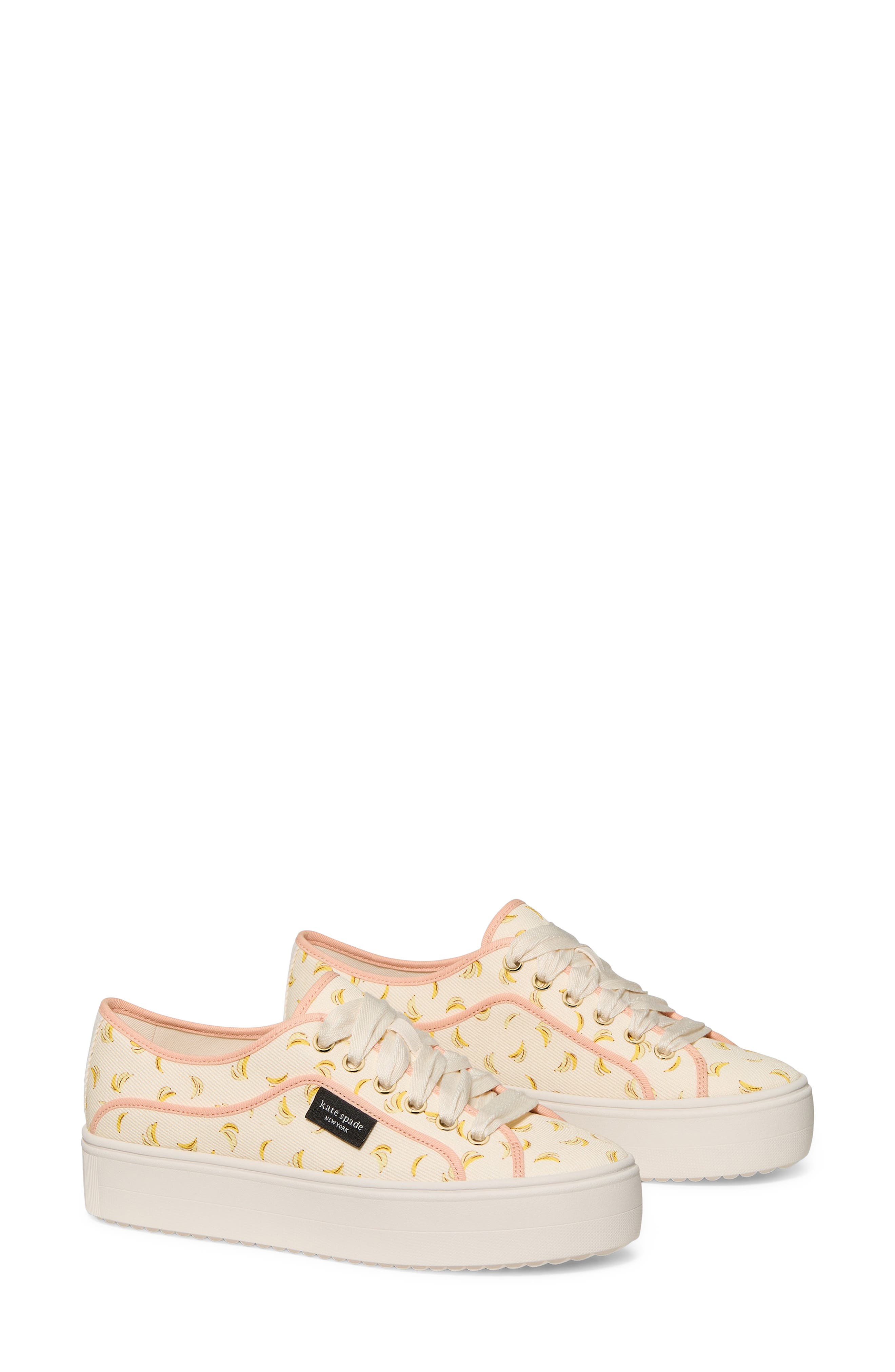 Kate Spade New York banana platform sneaker, Alternate, color, 