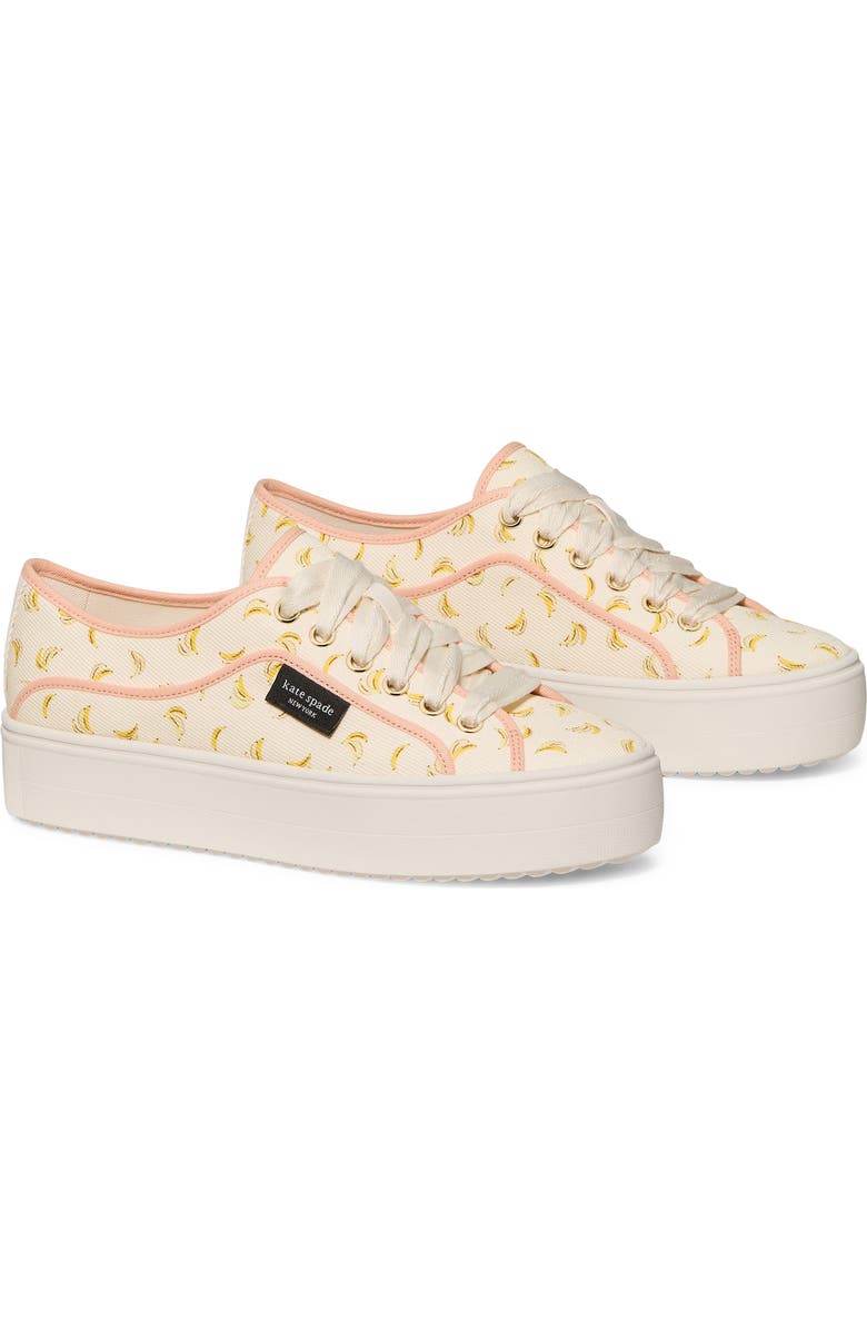 Kate Spade New York banana platform sneaker, Alternate, color,