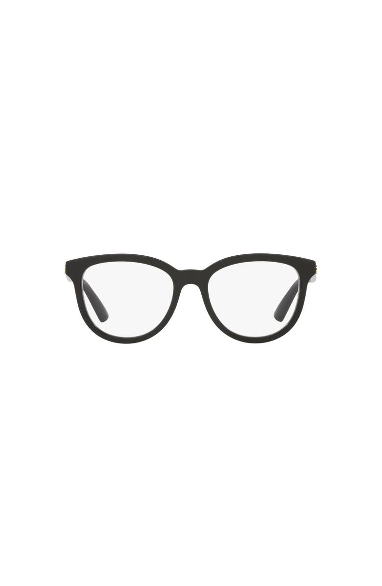 Gucci 52mm Cat Eye optical glasses, Alternate, color, Black