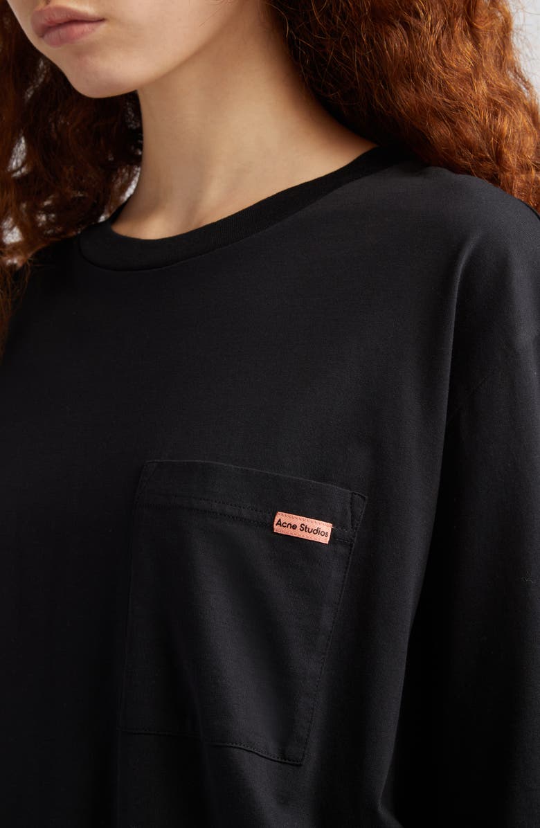 Acne Studios Edie U Pink Label Pocket T-Shirt, Alternate, color, 