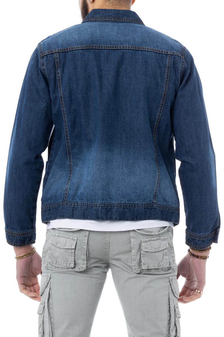 Denim Jacket, Alternate, color, DARK WASH