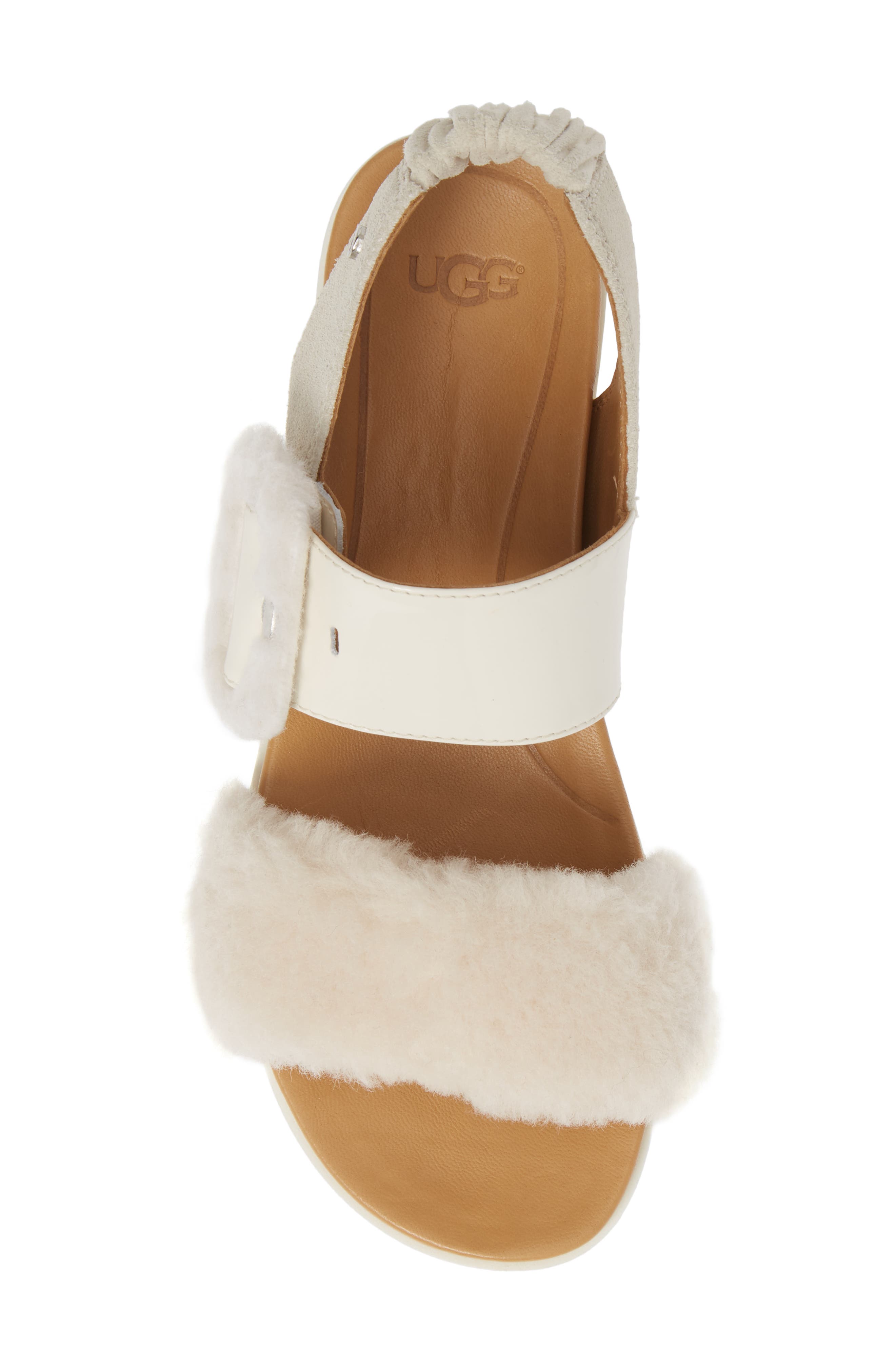 UGG<sup>®</sup> Le Fluff Flatform Sandal, Alternate, color, 