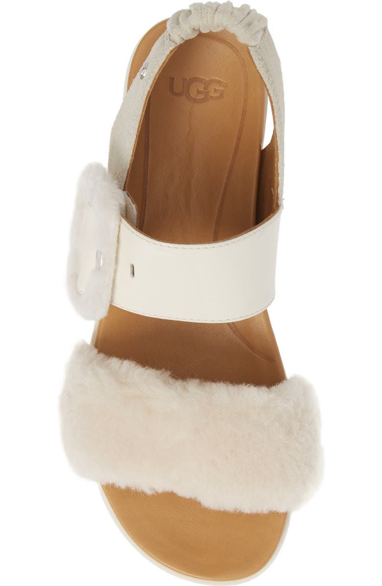 UGG<sup>®</sup> Le Fluff Flatform Sandal, Alternate, color,