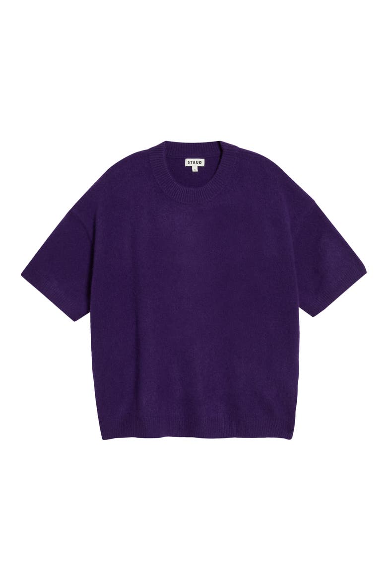 Sorrento Stripe Cashmere Sweater, Main, color, AMETHYST