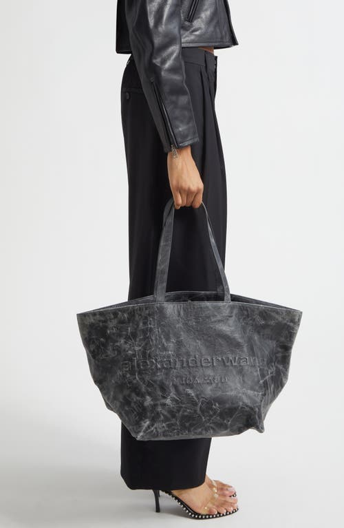 Alexander Wang Punch Dip Coated Denim Tote