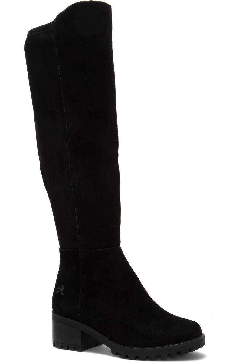 RELIGIOUS COMFORT Instalike Waterproof Lug Sole Knee High Boot, Main, color,