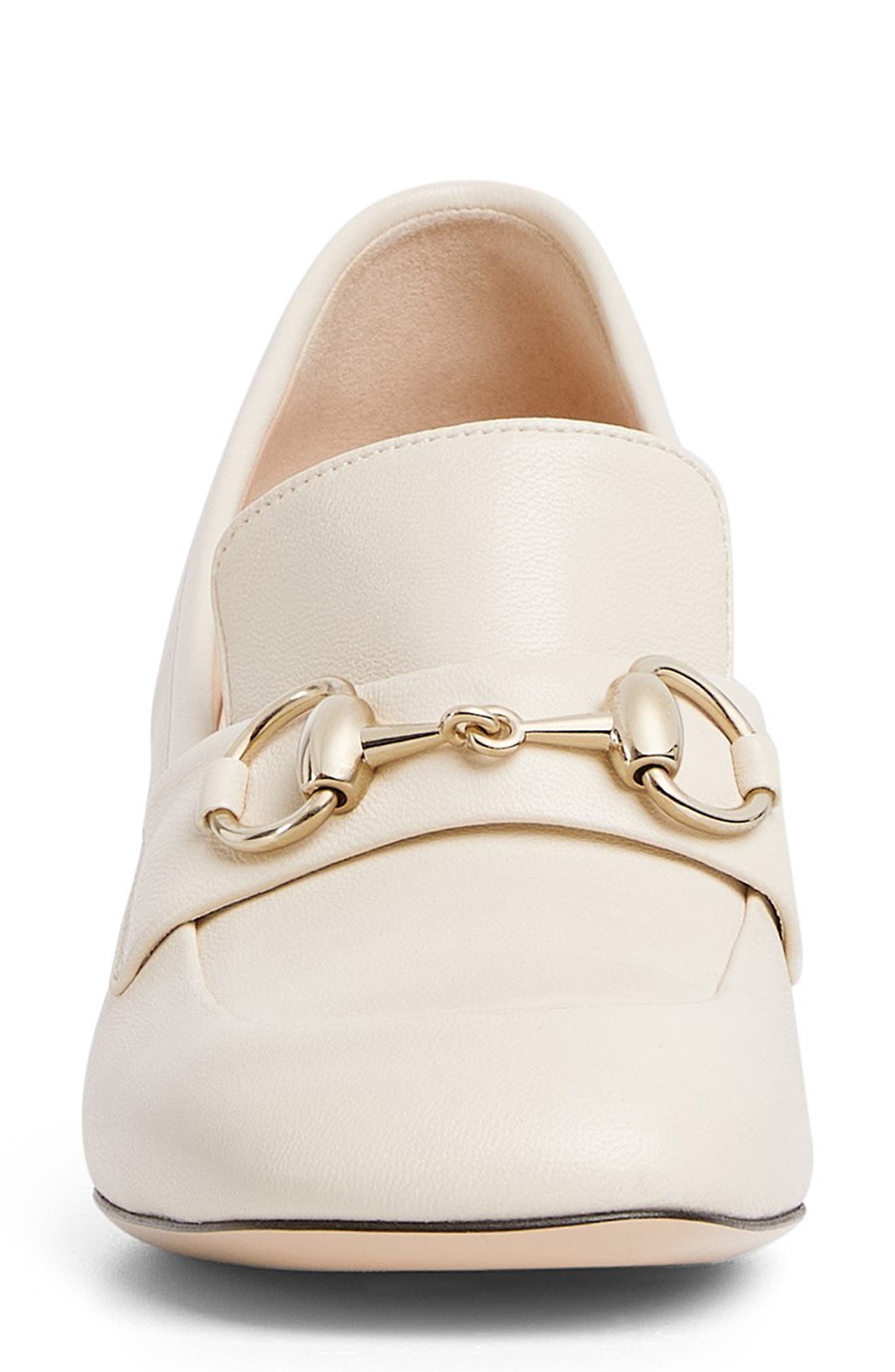 Gucci Horsebit Loafer Pump, Alternate, color, Sand