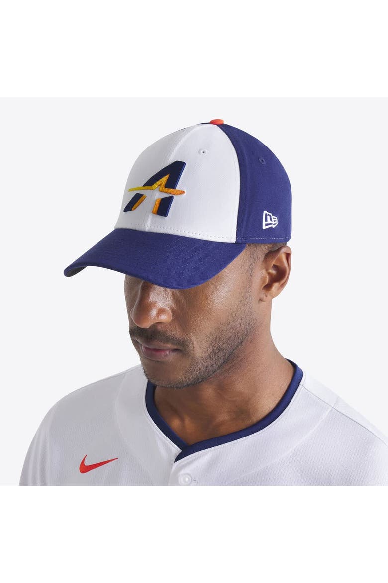 Men's New Era  White/Navy Houston Astros 2025 City Connect 39THIRTY Flex Hat, Main, color, White