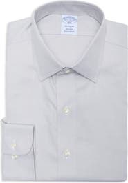 Brooks Brothers Regular Fit Dobby Dot Non-Iron Dress Shirt