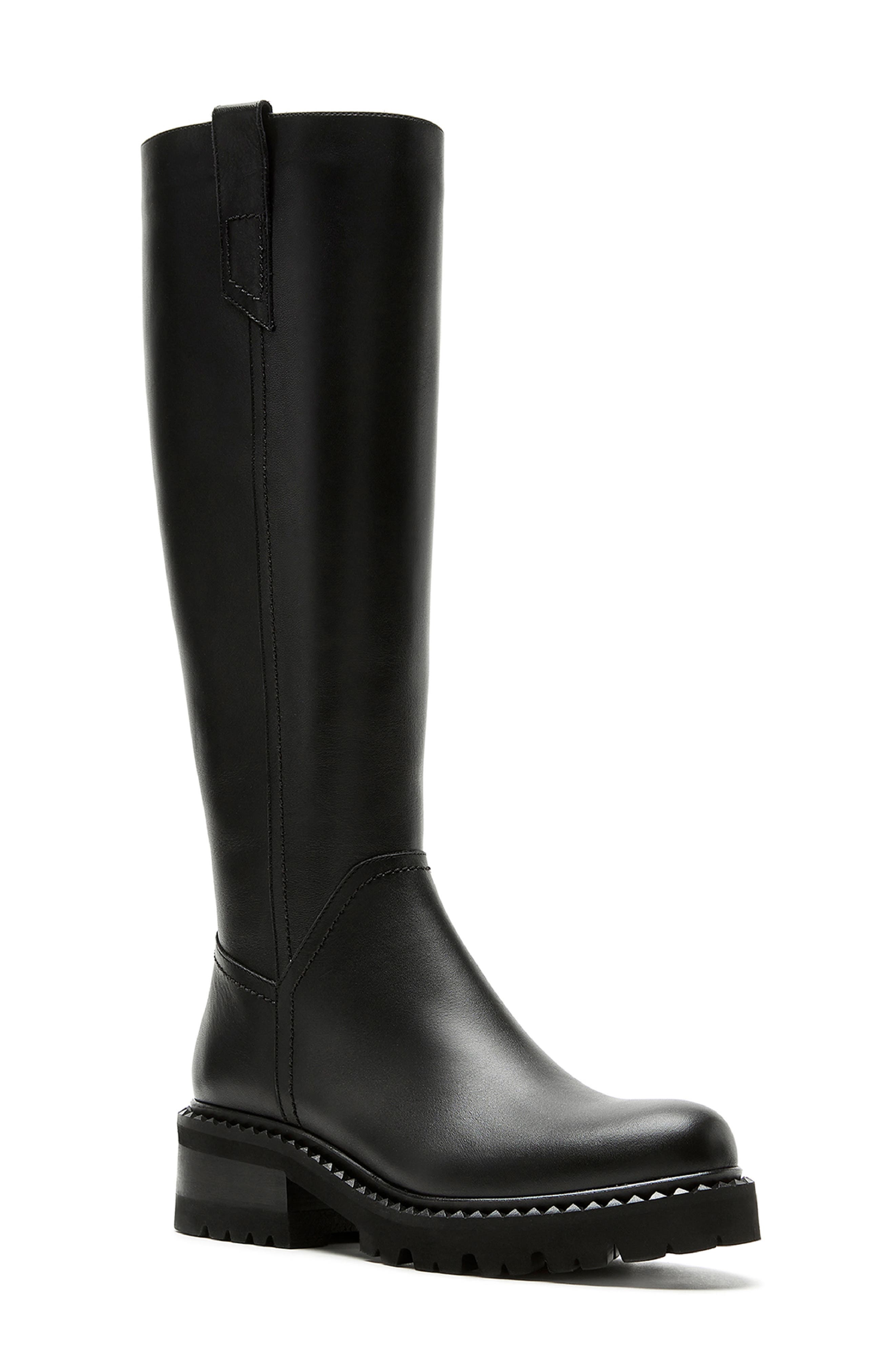 La Canadienne Cyrus Waterproof Boot, Main, color, Black Leather