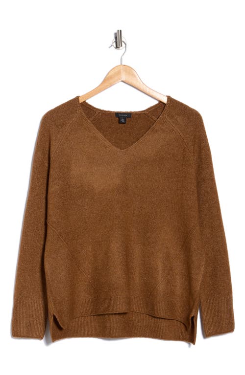 Halogen ® V-neck Sweater In Brown