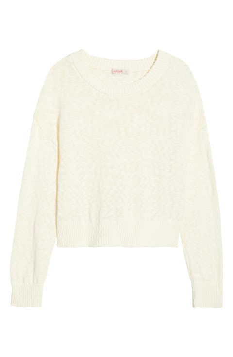 Sea Breeze Cotton Crewneck Sweater
