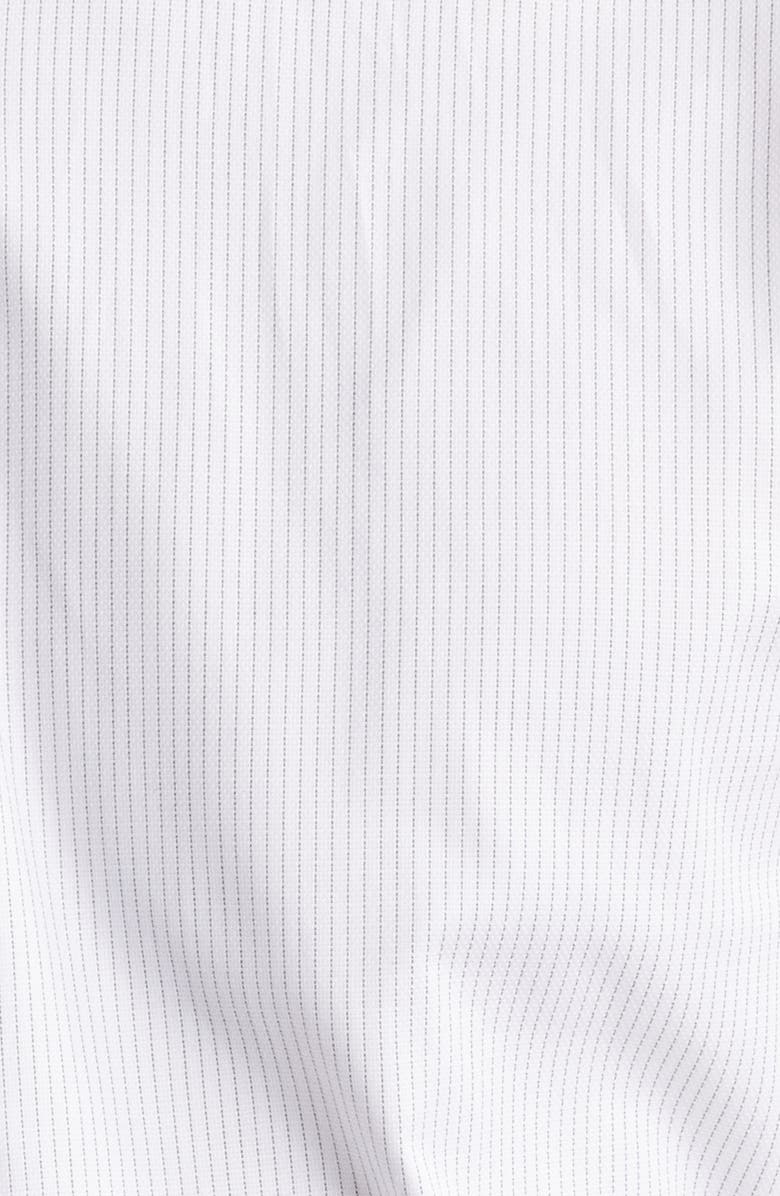 Canali Regular Fit Pinstripe Stretch Cotton Dress Shirt, Alternate, color, 