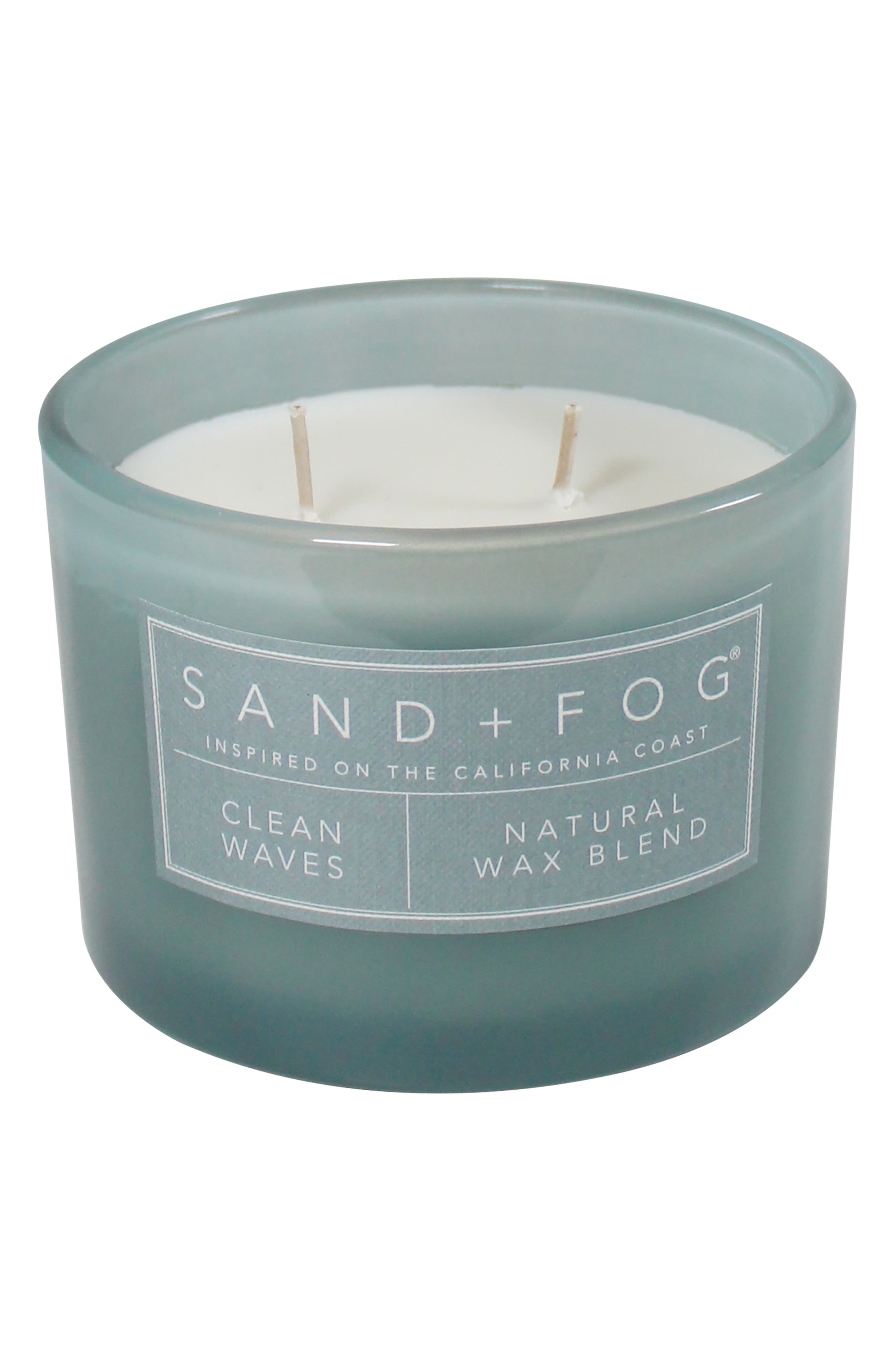 SAND AND FOG Novelty Wood Top Scented Candle