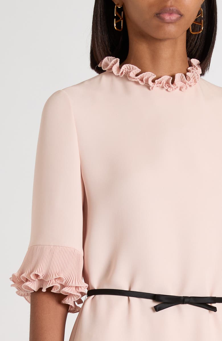 Valentino Garavani Cady Couture Dress, Alternate, color, Poudre