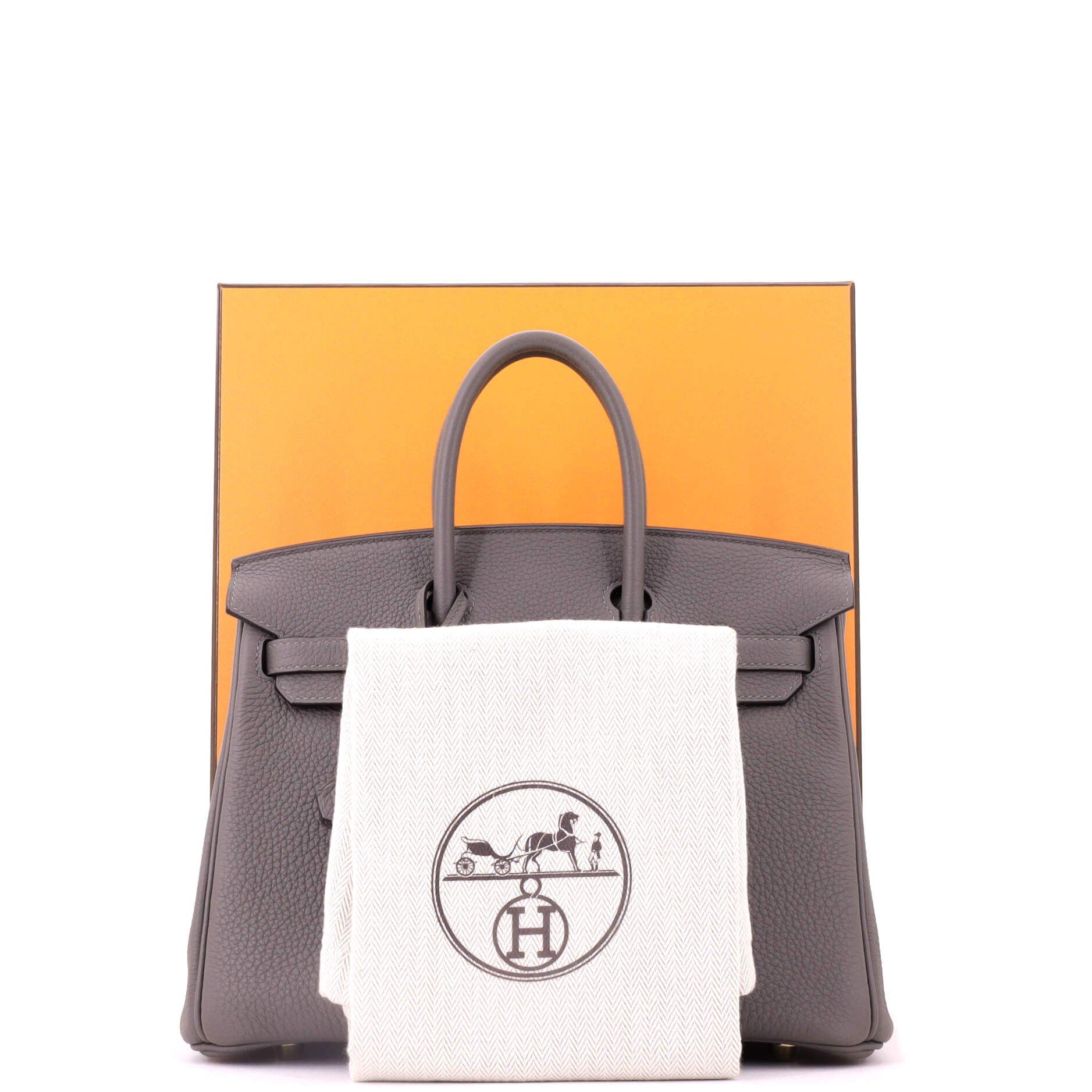 Birkin Handbag Grey Togo with Gold Hardware 25, Alternate, color, Grey