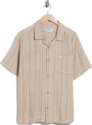 RVCA Exotica Stripe Short Sleeve Button-Up Shirt
