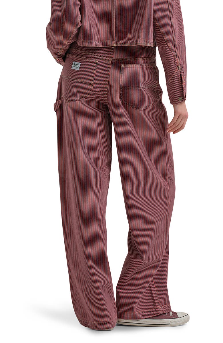 Lee x Crayola Carpenter Straight Leg Jeans, Alternate, color, Red Orange Stripe