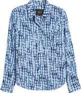 Rails Josephine Ikat Print Button-Up Shirt