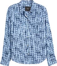 Rails Josephine Ikat Print Button-Up Shirt