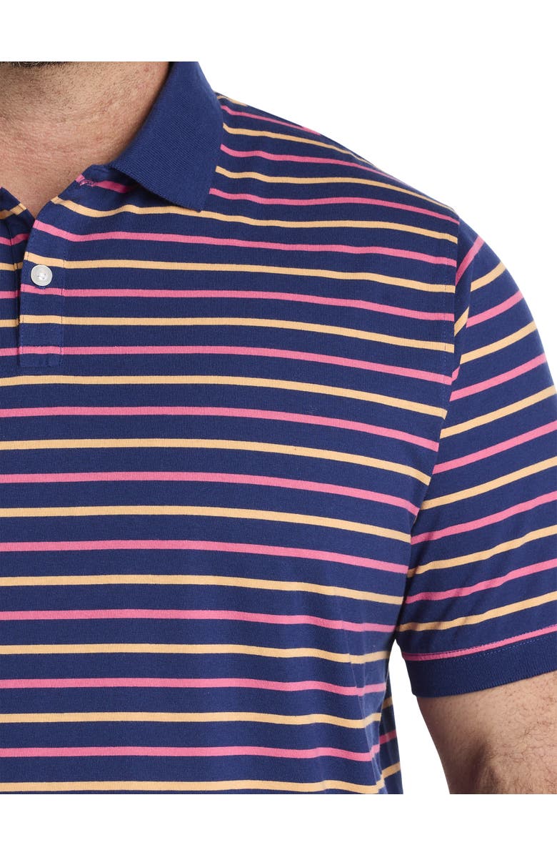 Harbor Bay by DXL Multi-Striped Polo Shirt, Alternate, color, 