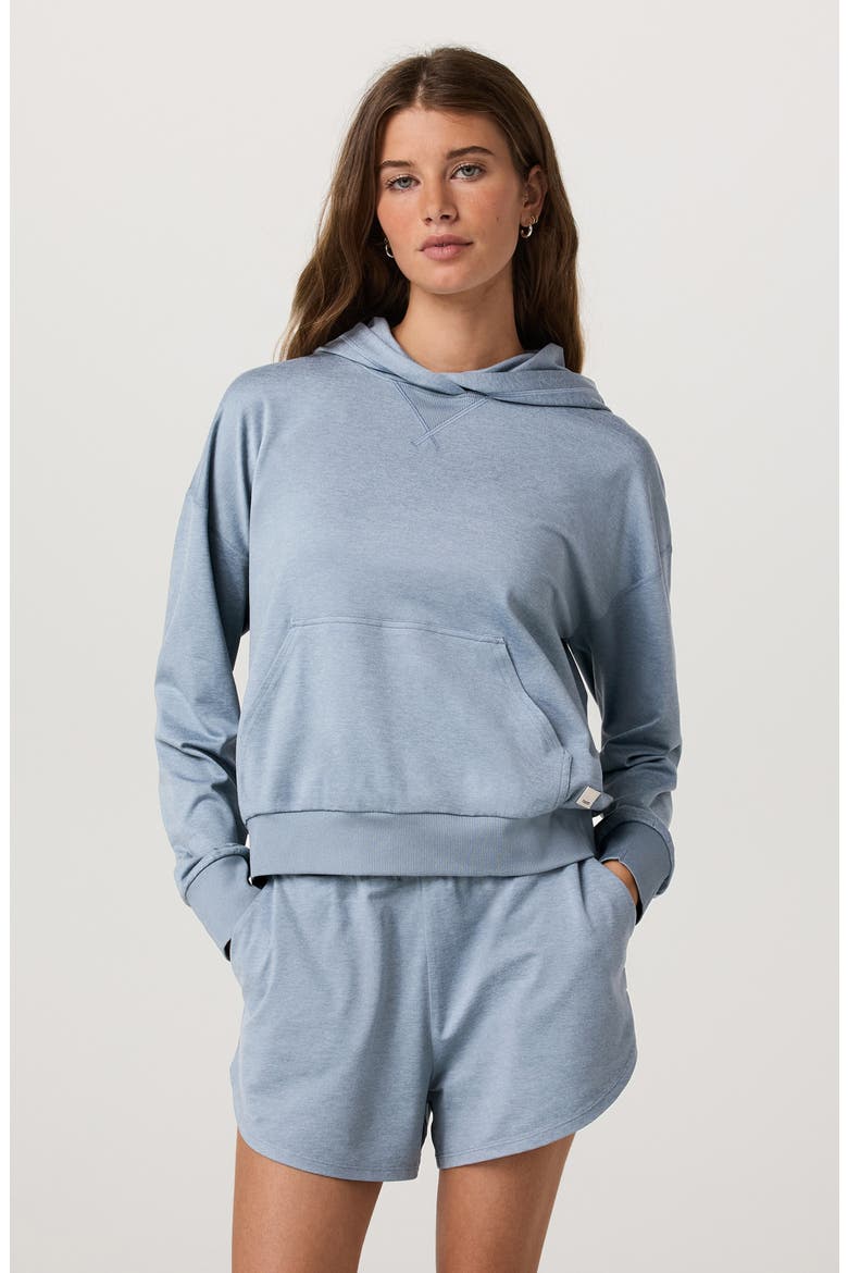 Halo Modern Relaxed Hoodie, Alternate, color, SEA GLASS HEATHER
