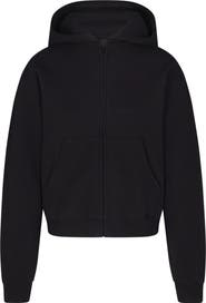 SKIMS Cotton Fleece Blend Classic Zip-Up Hoodie