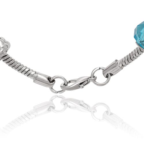 Winnie The Pooh Beaded Charm Bracelet In Metallic