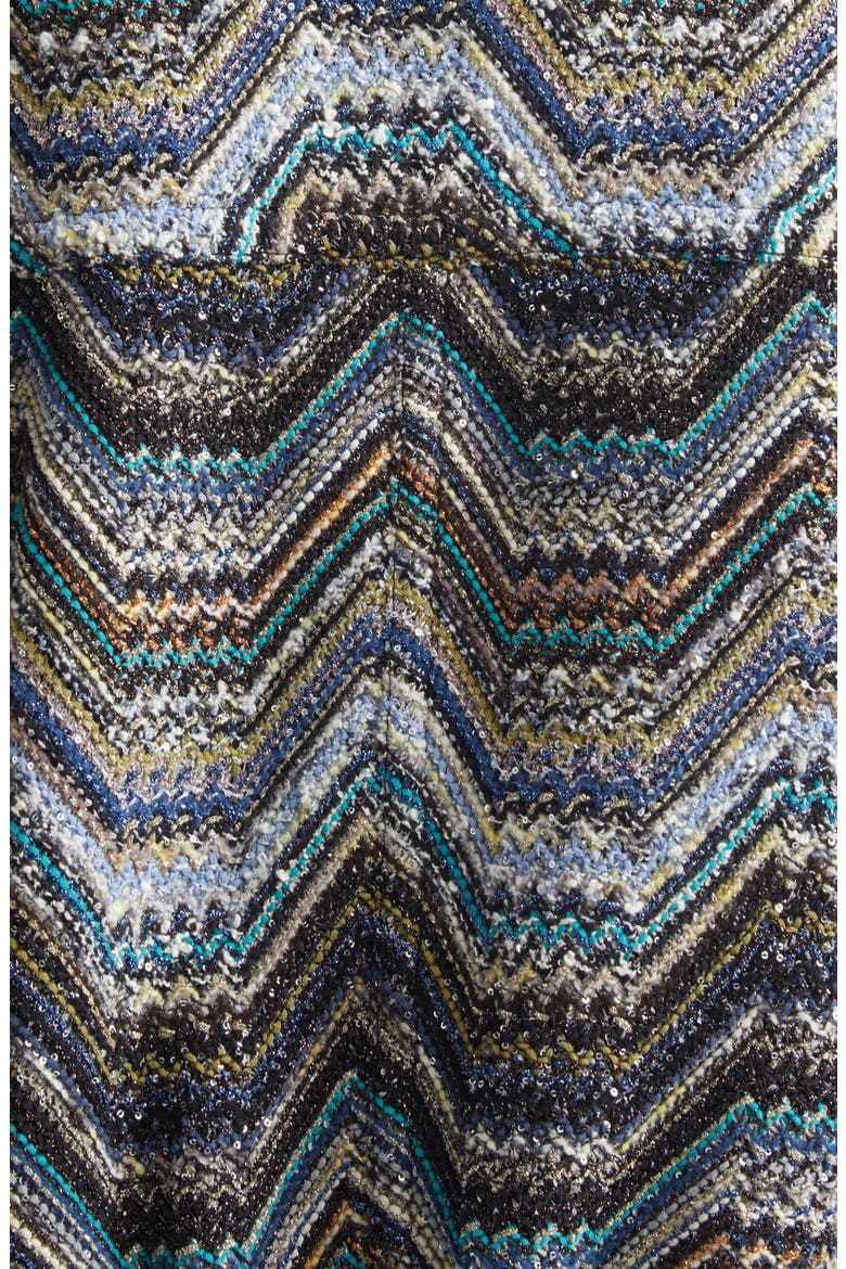 Metallic Zigzag Sequin Field Jacket, Alternate, color, GREY MULTI