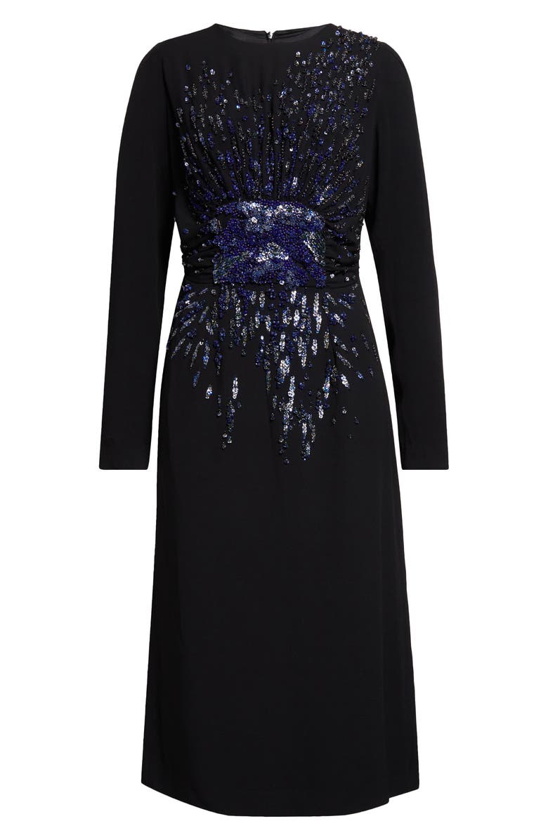 Dries Van Noten Sequin Embroidered Long Sleeve Dress, Alternate, color, 