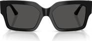 Jimmy Choo 55mm Rectangular Sunglasses