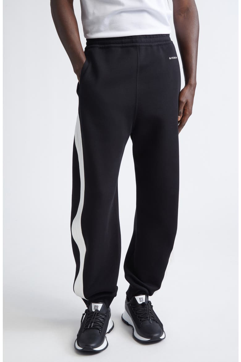Scuba Knit Joggers, Main, color, BLACK