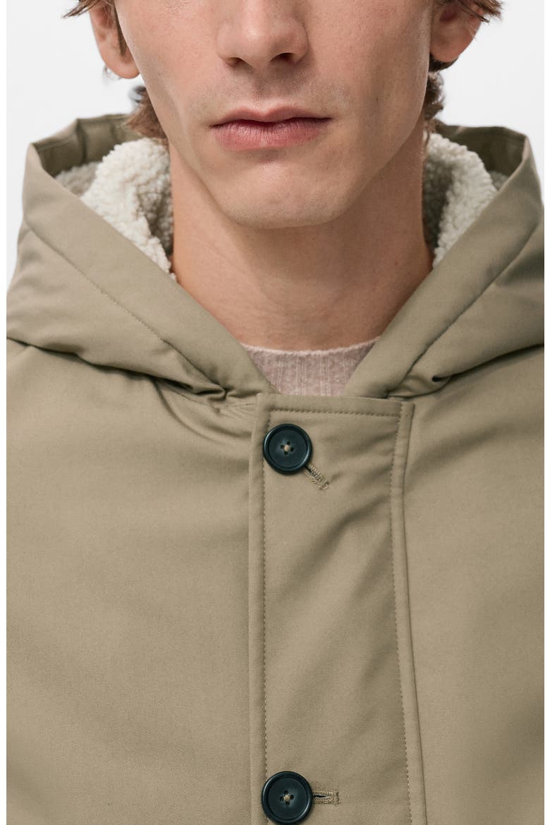Water Repellent Parka, Alternate, color, MEDIUM BROWN