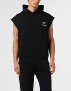 PLEIN SPORT Pique Hoodie Vest Icon